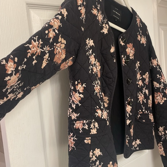 Lucky Brand Quilt Floral Button Up Jacket - Picture 4 of 8
